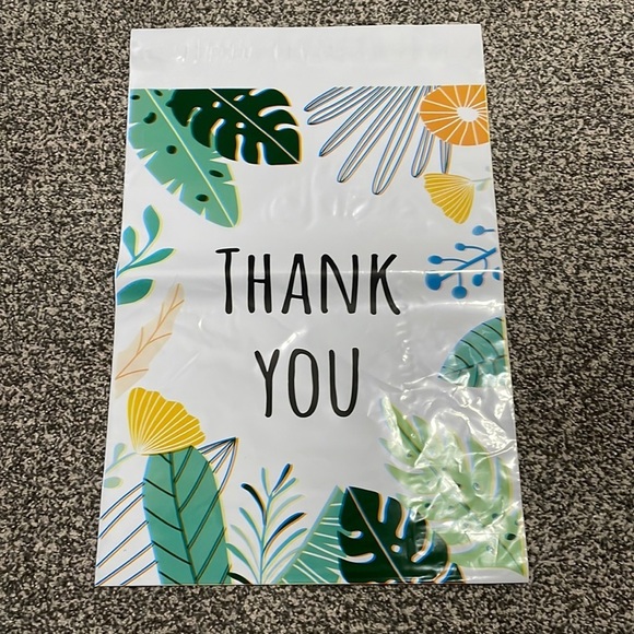 10‎ tropical thank you mailers with self seal strip - Picture 1 of 2